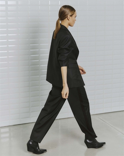 Withblack - Adele WBL Tailored Tuxedo Bukser - Black